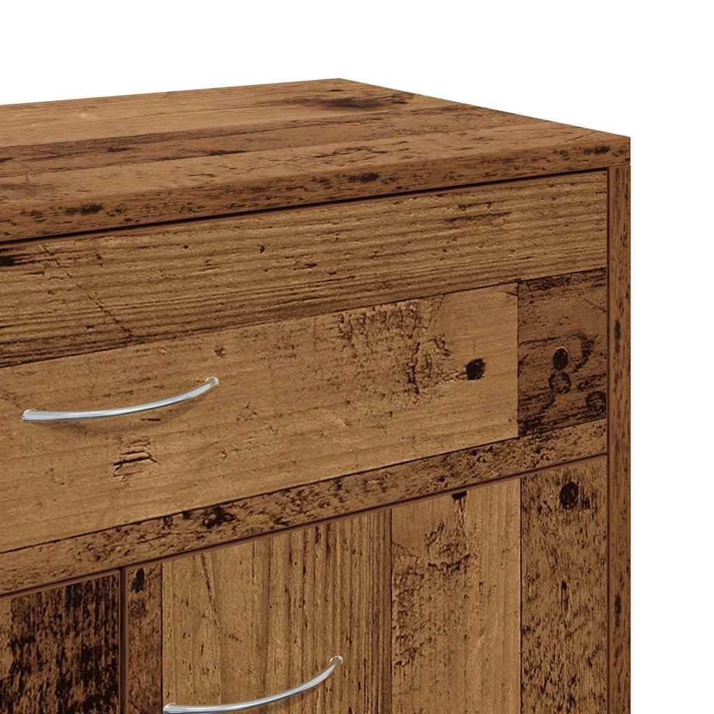vidaXL Sideboard Altholz-Optik 60x30x75 cm Holzwerkstoff, Schrank, Highboard, Home Organizer, Lagerschrank, Beistellschrank, Wohnzimmerschrank