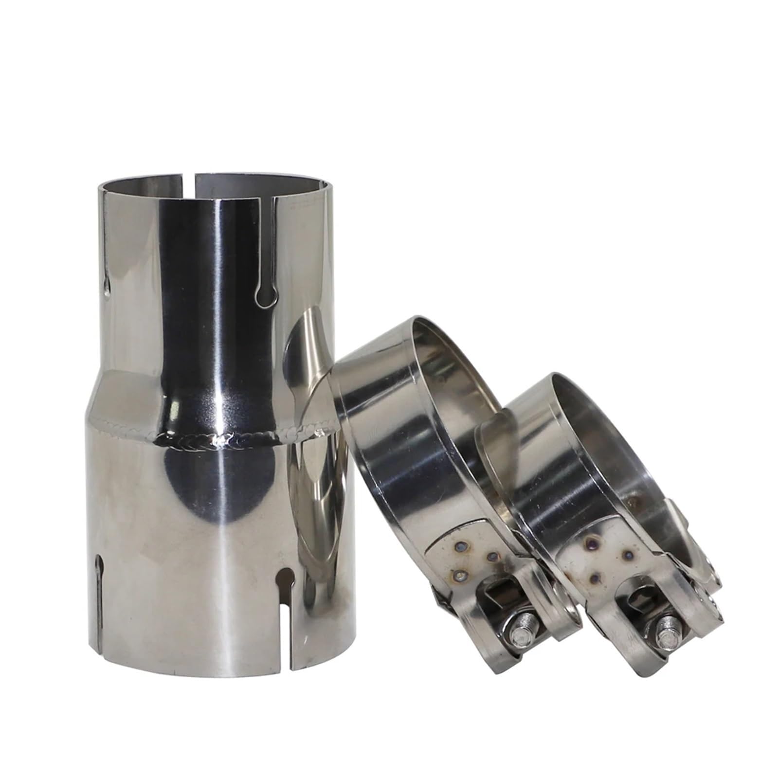 Adattatore Riduttore In Acciaio Inossidabile Collegamento Saldato For Tubo Dritto For Auto For Moto(I.D 48-63)