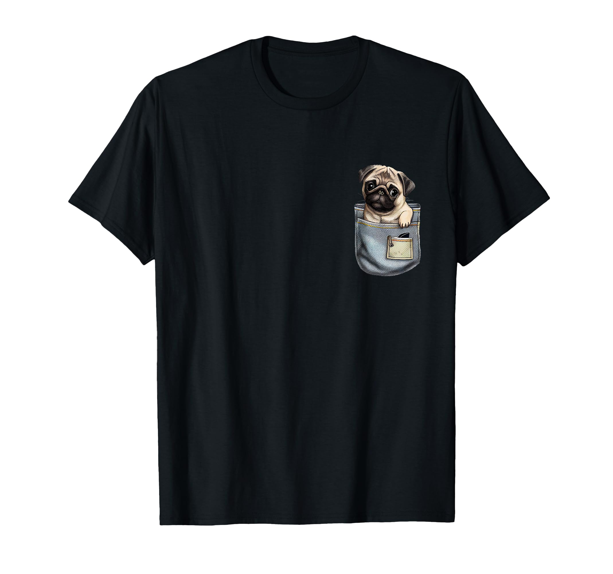 Baby Pug In A Pocket - Dog Breeder Pet Trainer Puppy Lover T-Shirt
