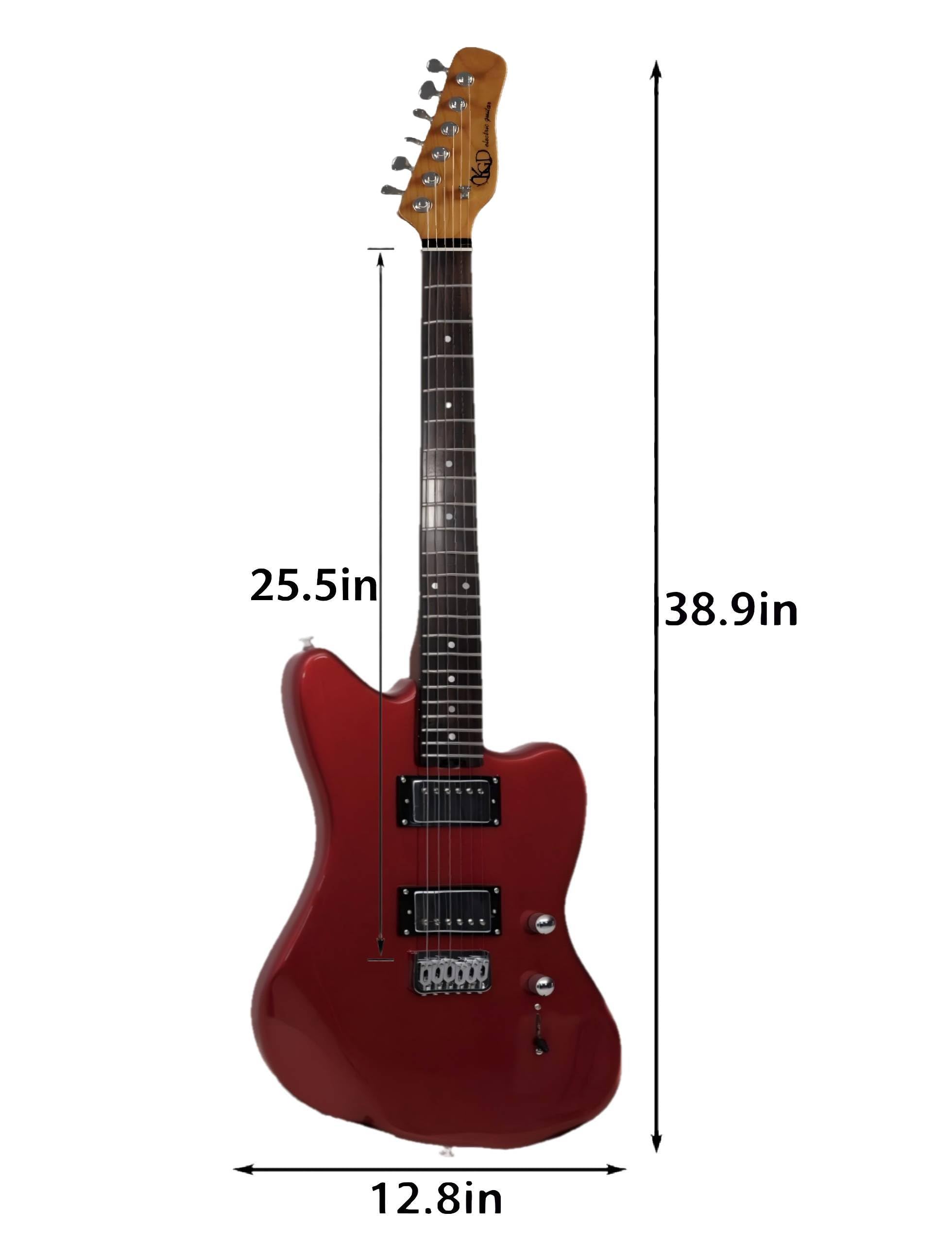 Amazon.com: KGD Jazzmaster Mahogany Solid Body Electric Guitar