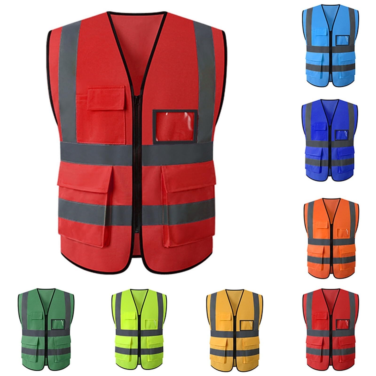 Gilet de Construction réfléchissant en Polyester