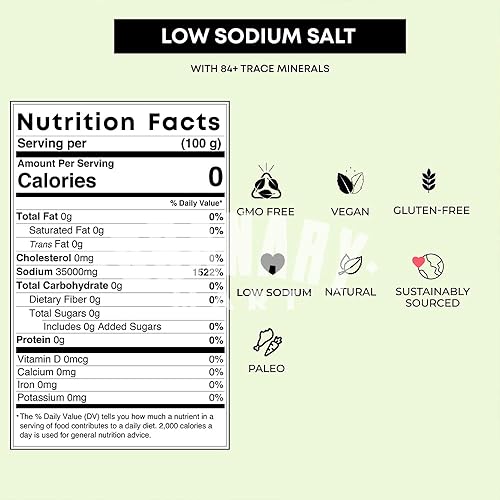 Miniatura 3 de Granary Mart - Molienda fina de sal rosa del Himalaya  Rica en minerales traza  Ideal para cocina gourmet y artículos salados  Sin refinar y natural