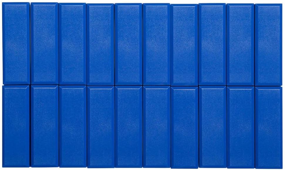 Maul 1 kg Maulpro Rectangular Magnet for Whiteboards - Black (Pack of 20)