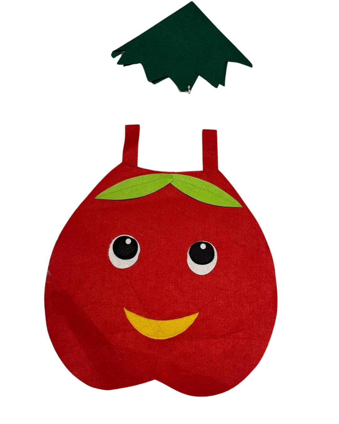 Kaku Fancy Dresses Fruit and Vegetable Costume Paper Cutout with Cap For Kids | Healthy Food Costume For Boys & Girls (Tracksuit Not Included)