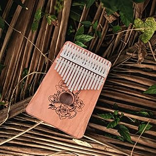 BIENKA 1 Set Portable Pouce Kalimba Portable Mbira Pouce Piano 17- Ton Doigt Kalimba Portable Instrument Cadeaux for… – Image 6
