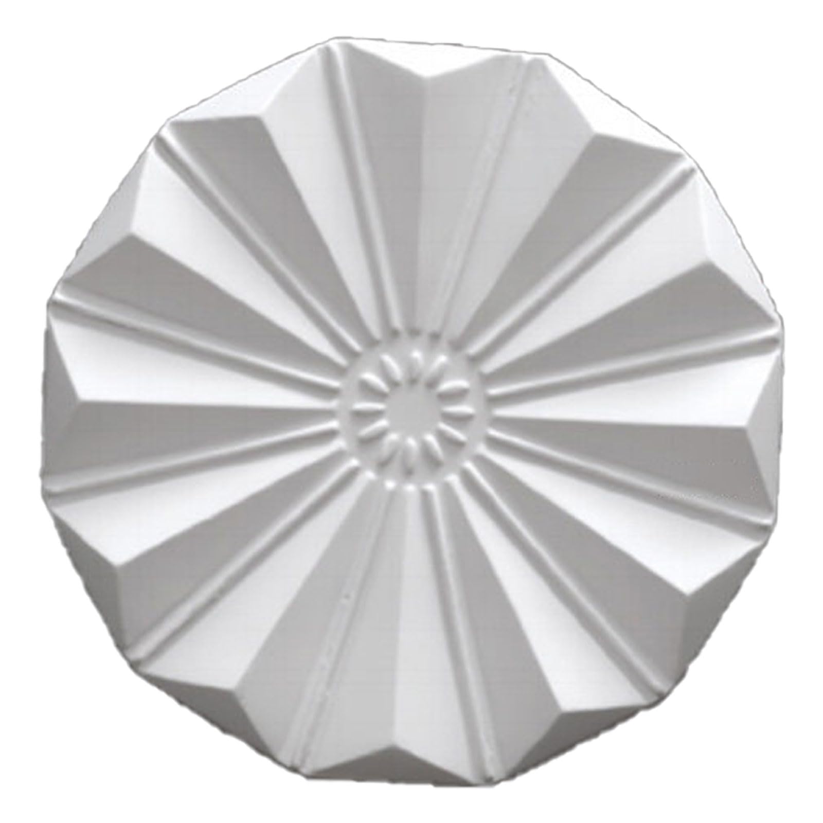 Foelanne White S Decorative White Pu Chandelier Ceiling Medallion 27-66Cm(,36Cm)