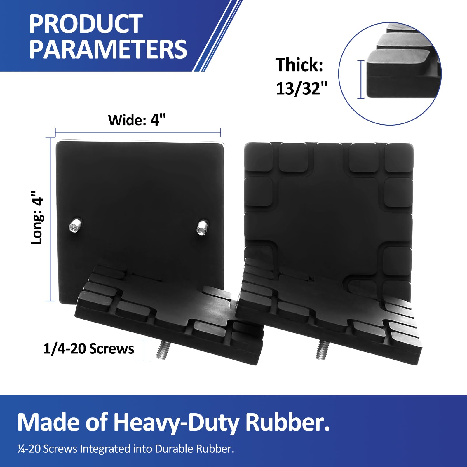 Challenger CL9 Lift Pads - Set of 4 Replacement -3