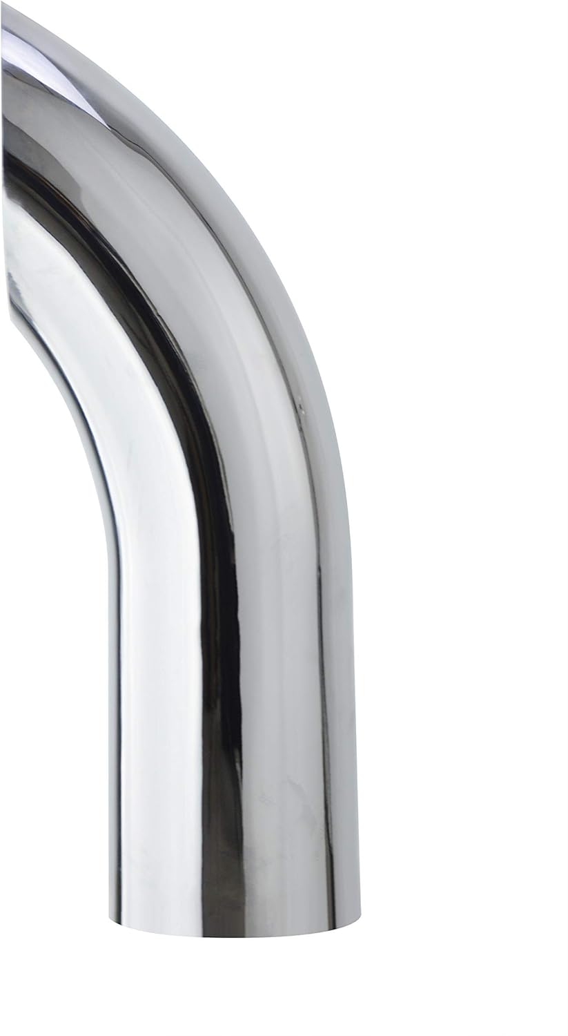 Chrome Exhaust Pipe 5"DIA, 18" Length Curved