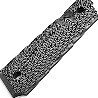 Vista 5 de Cool Hand 1911 agarres G10 de tamaño completo con tornillos incluidos, liberación MAG, corte de seguridad ambiental y textura OPS