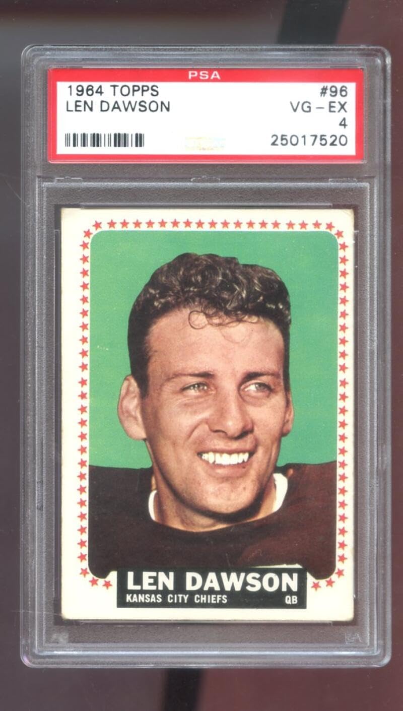 1964 Topps #96 Len Dawson PSA 4 Graded Football Card Kansas City Chiefs