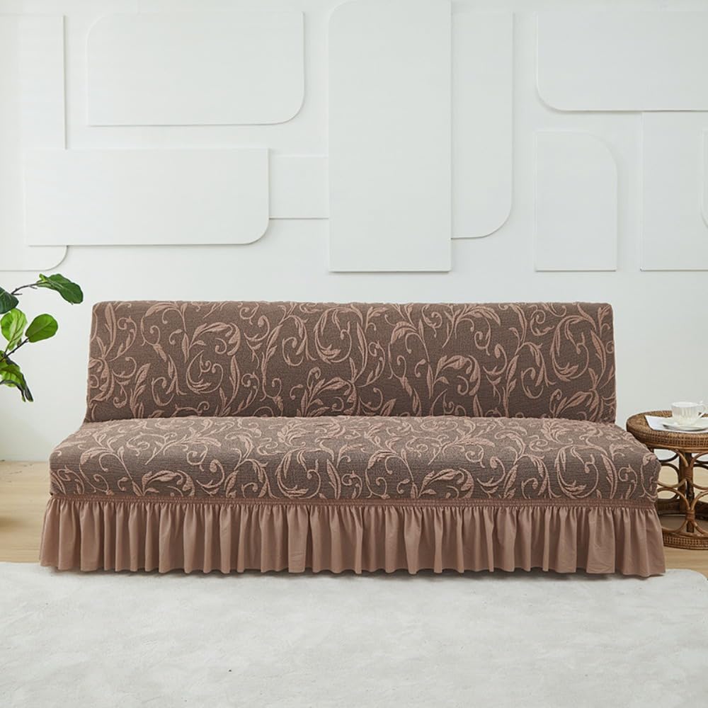 Housse clic clac extensible jacquard 160-190cm antidérapante