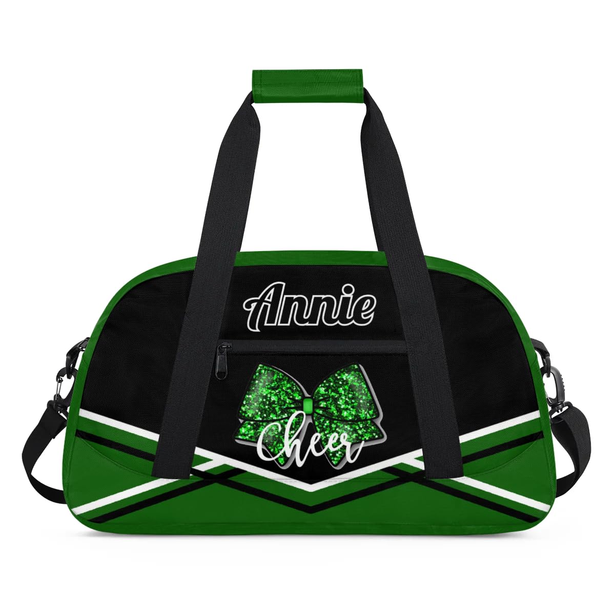 Personalized Cheerleader Bag Dance Bag for Girl, Overnight Duffel Bags Cheerleader for Kids Personalized Sport Gym Bag, Gymnastics Duffel Bag -