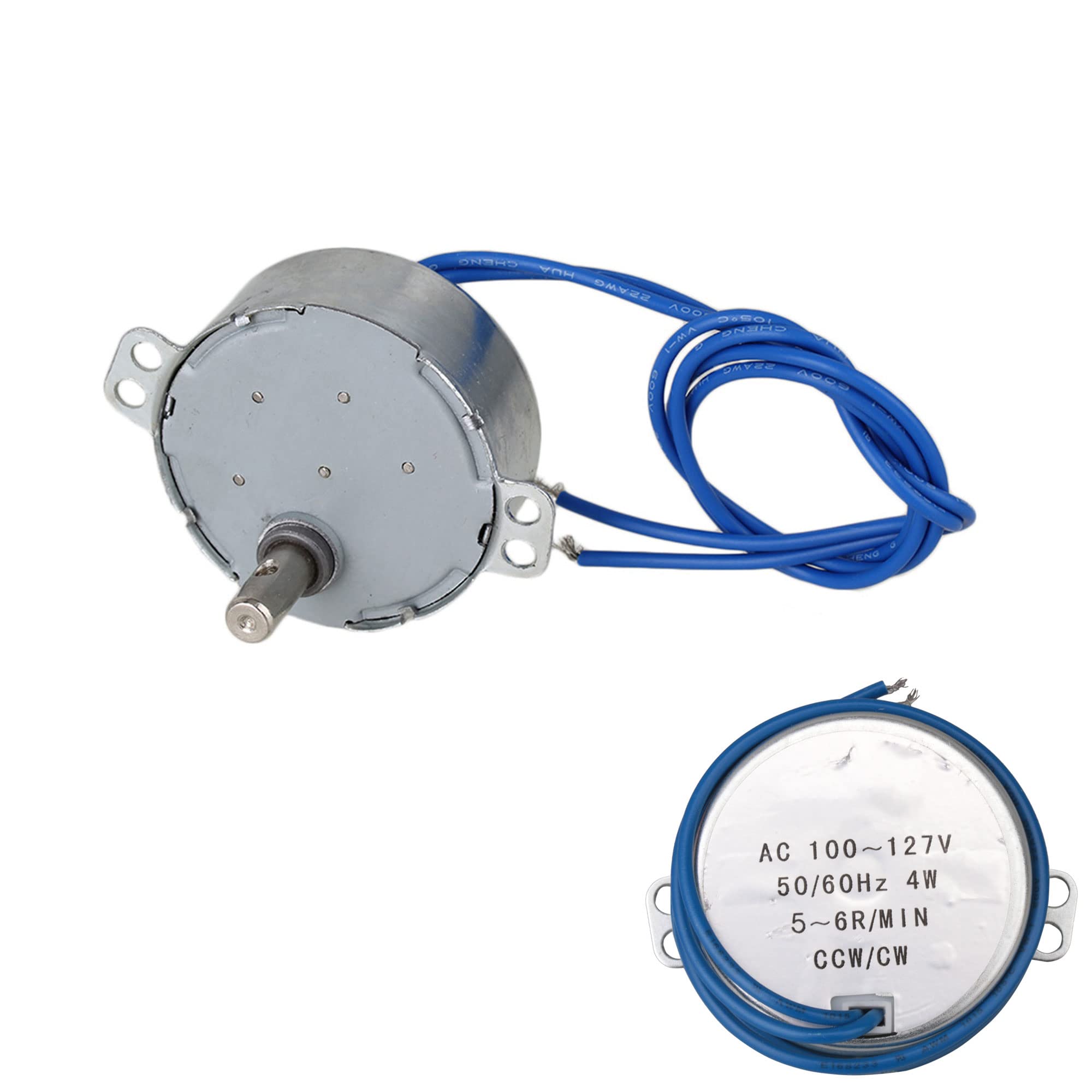 Moteur TYC-50 AC 110V 5-6 RPM rotation stable CW/CCW sans bruit