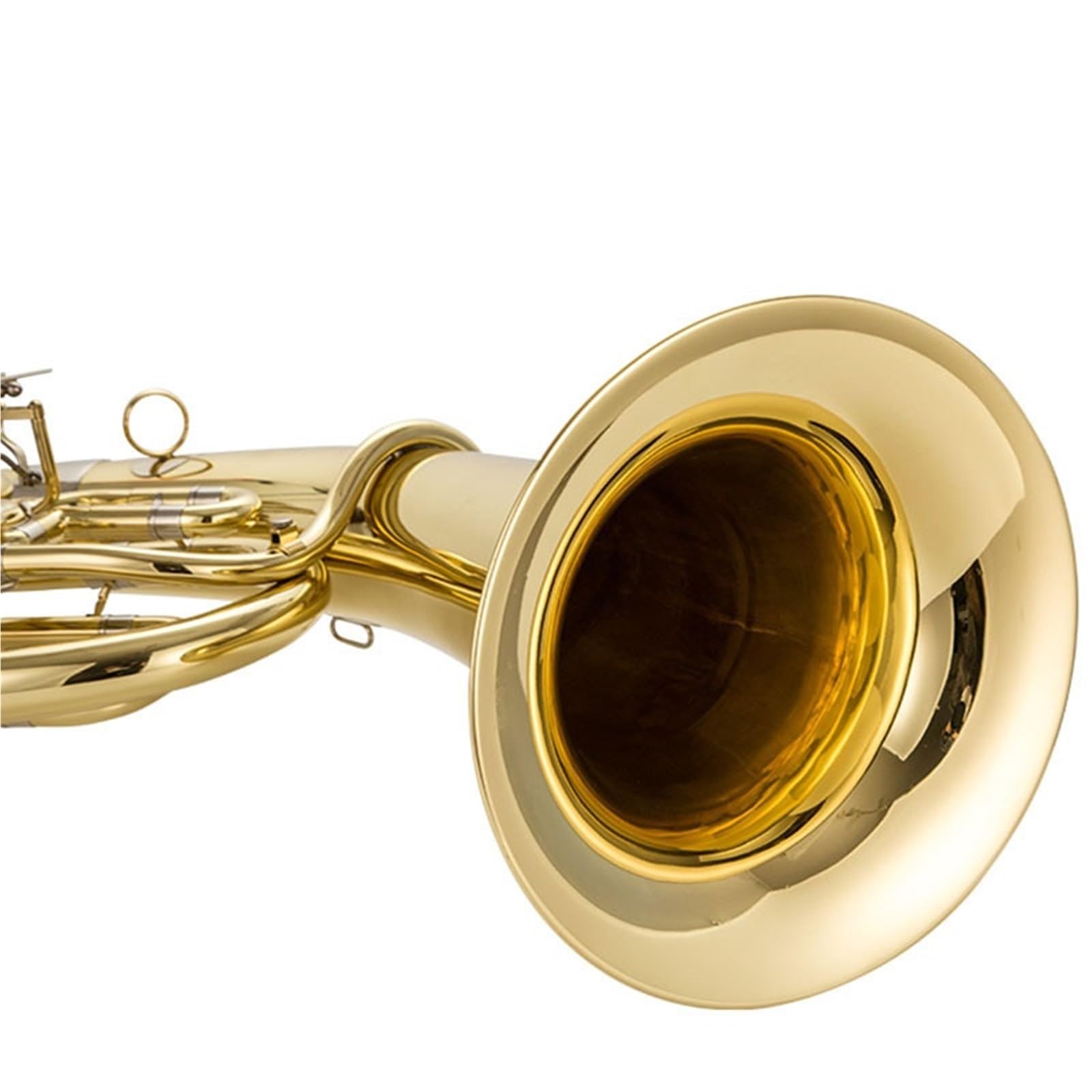 Kit Deuphonium Euphonium Si Bémol Quatre Touches Plates Instrument En Cuivre Adapté Aux Débutants Et Examens Notés