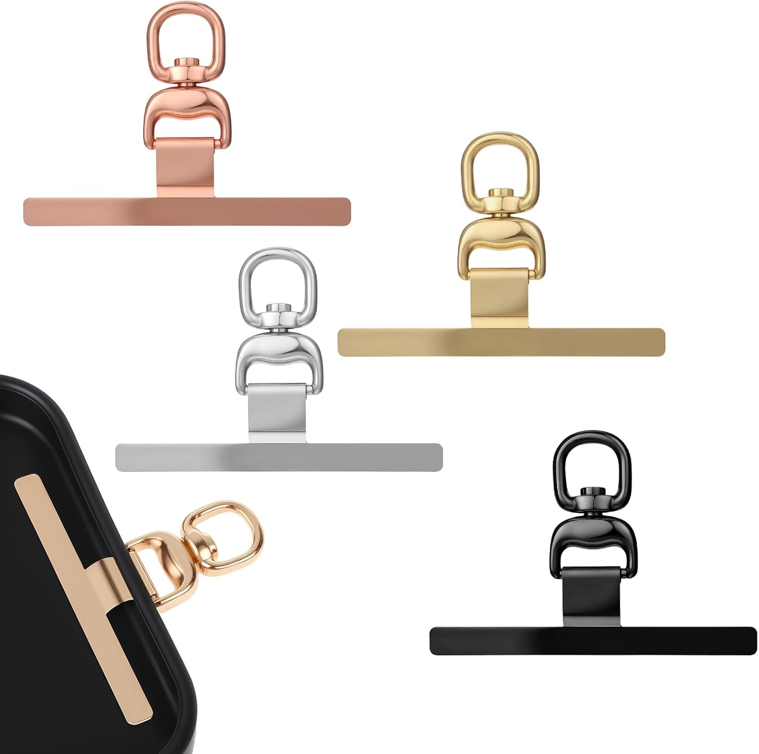 Vin Beauty 4 PCS Phone Tether Tab, 360° Rotatable...