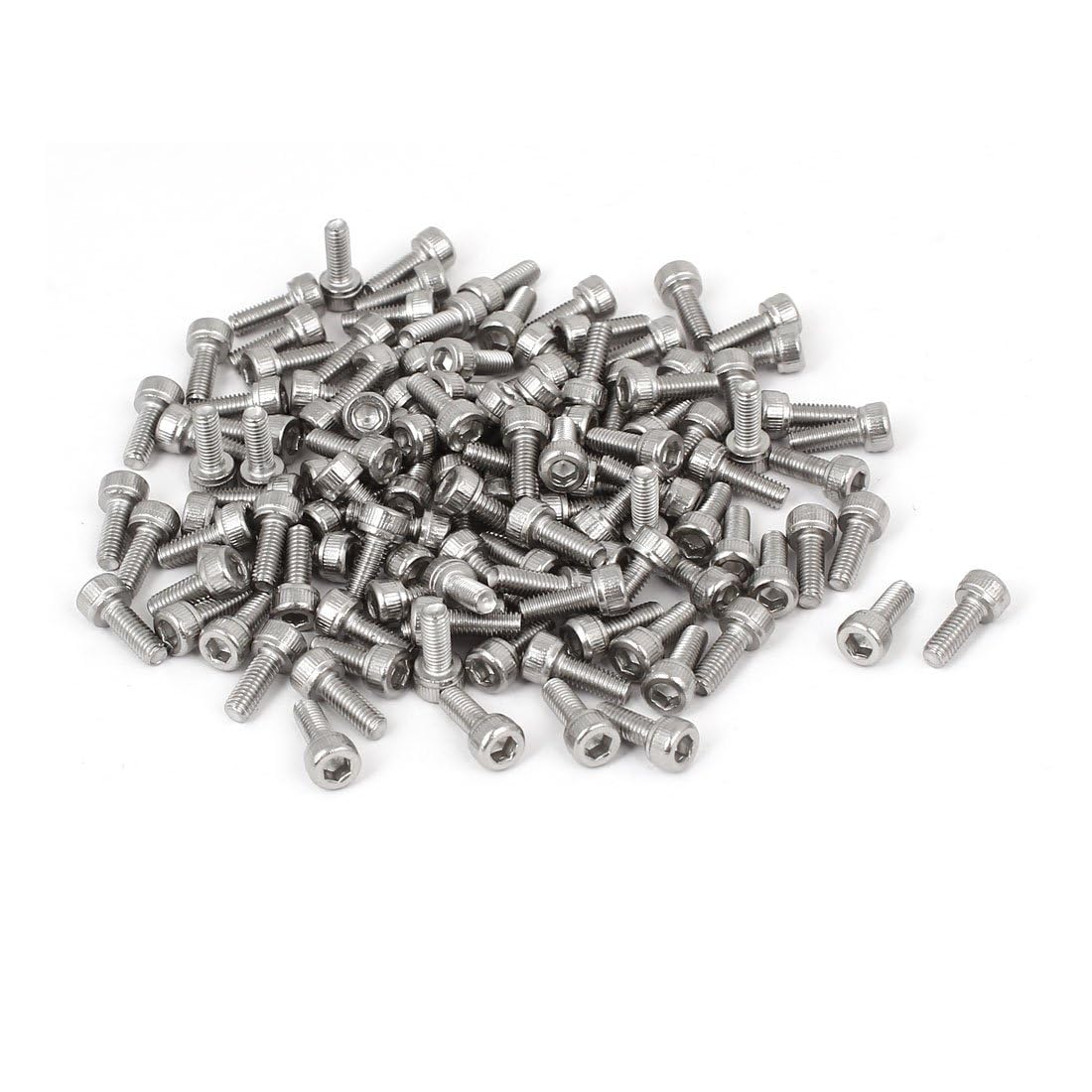 TOP-VIGOR 120Pcs Hexagon Socket Head Cap Screws
