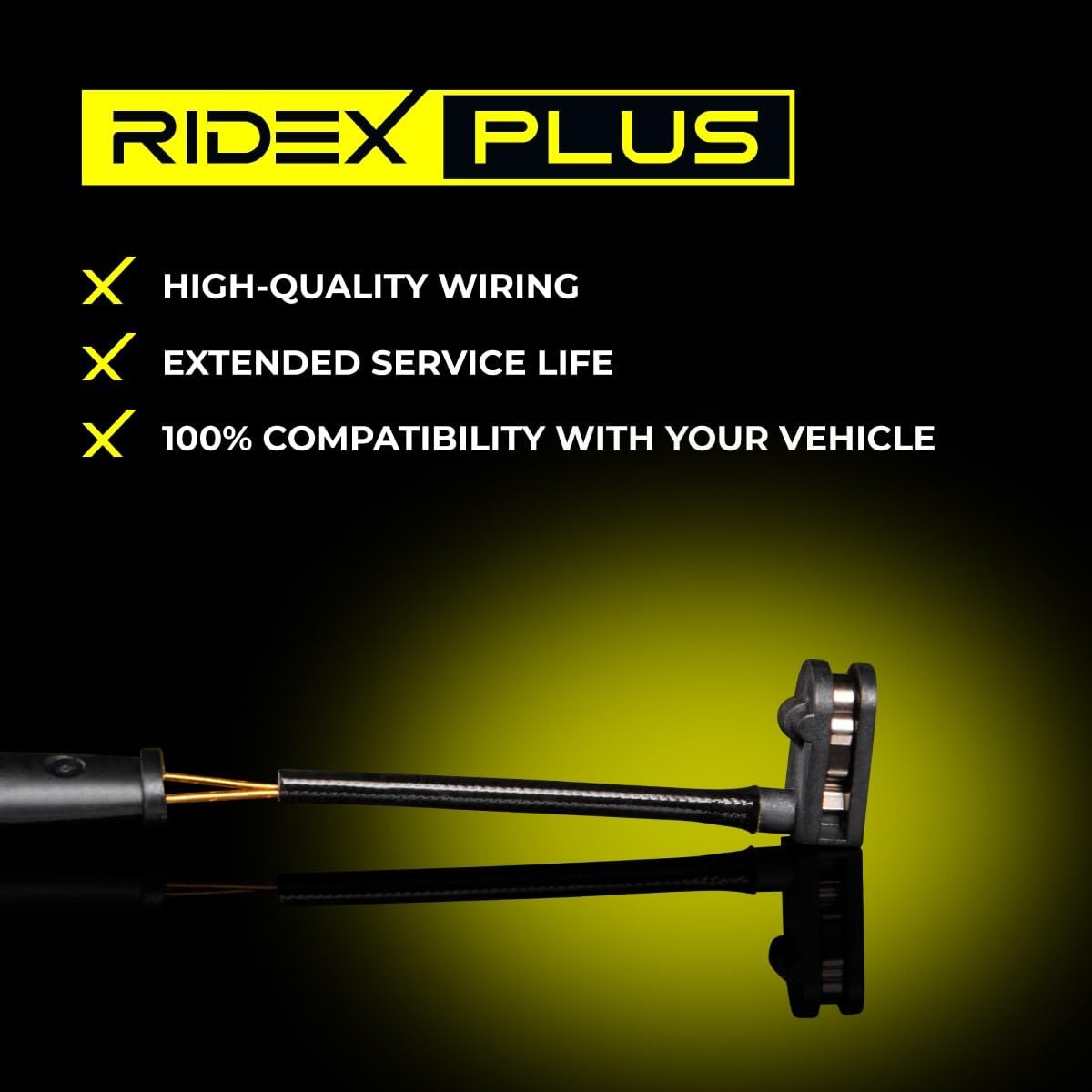 RIDEX PLUS 407W0080P Sensore di usura delle pastiglie freni Anteriore Compatibilità con MINI Countryman R60