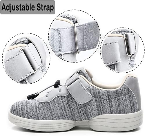 Miniatura 5 de JBTNBX Zapatos para diabéticos de ancho extra ancho para mujer, con cierre ligero ajustable, edema, zapatos deportivos casuales para caminar para