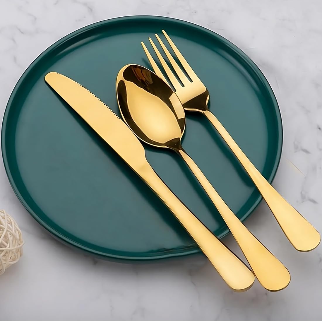 BonZeaL Mirror Finish 410 Stainless Steel 3 Pieces Flatware Gold Cutlery Set for 1 Luxury Cutleries for Dining Table Cutlery Set for Hotel Bar Cafe Restaurant Wedding Anniversary Gift Christmas Gift (B0C7W32V59) Amazon Price History, Amazon Price Tracker