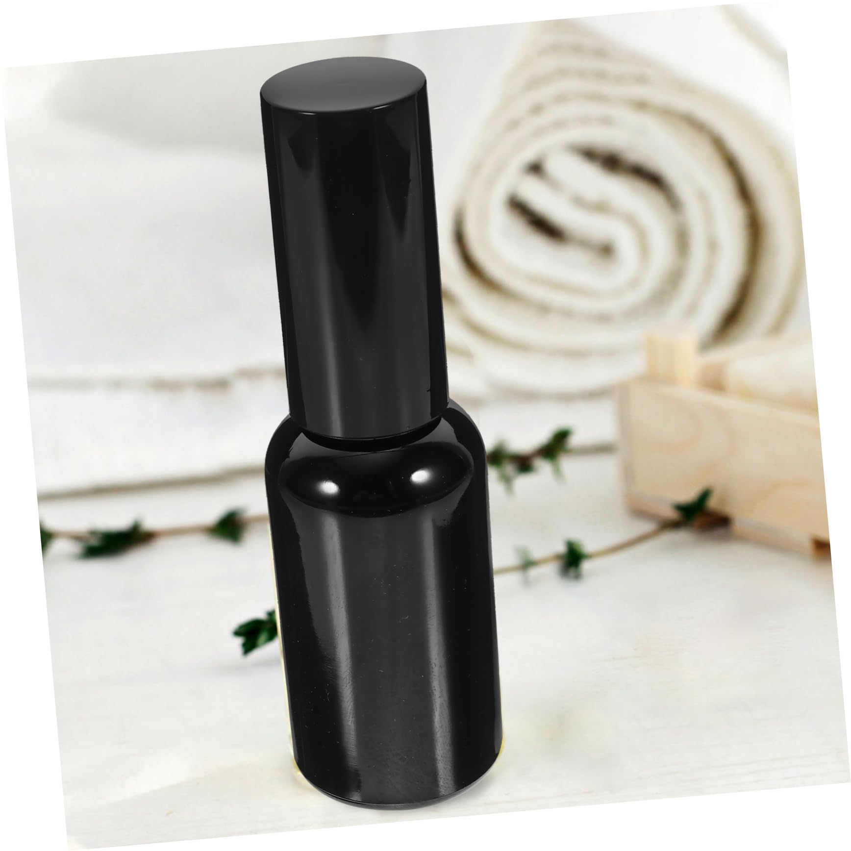 12 Stück Glas Sprühflasche 30ml Schwarz, Befüllbar, Luftdicht