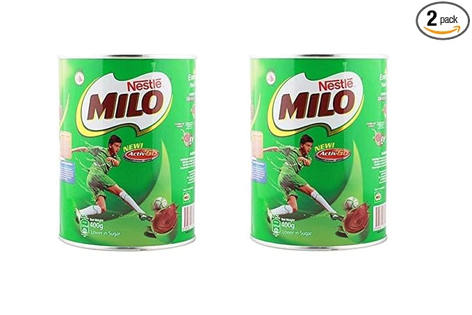 Milo Activ Go Tin Imported (400) Tin Pack Of 2..