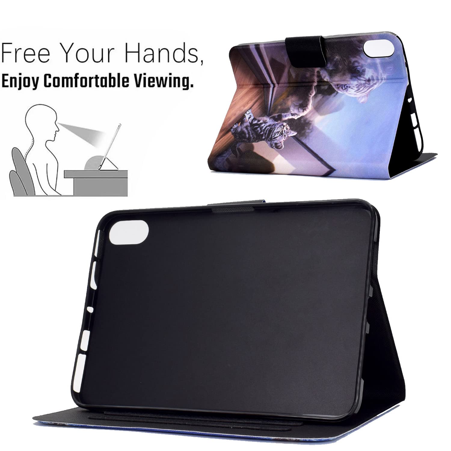 Custodia In Similpelle Con Stand E Funzione Auto Sveglia/sonno Per IPad 10,9" 11" E Molti Altri Modelli