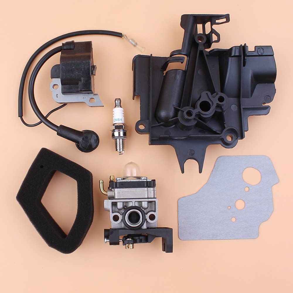 DUNLAP Zestaw filtrów powietrza cewki zapłonowej dolotowego gaźnika do kosy spalinowej GX35 HHT35S UMK435 35CC mały silnik