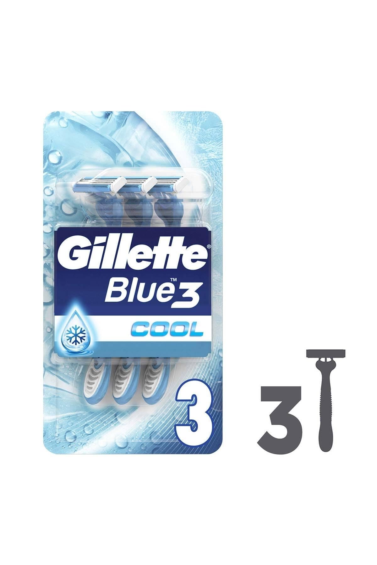 Gillette Blue3 Cool Shaving Razors, 6 Pieces