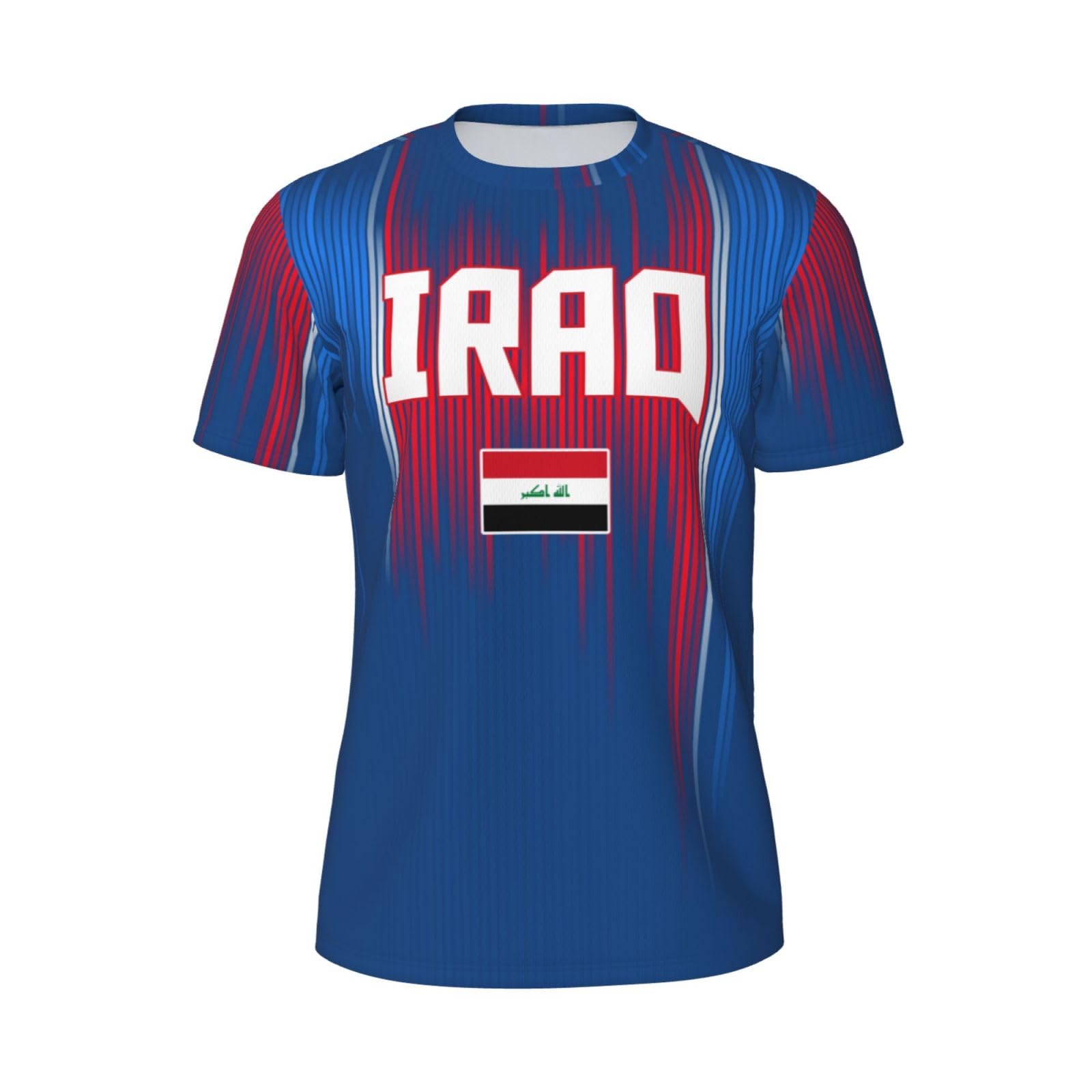 DABOYOZHZH Iraq Flag Cool Iraqans (7) Sports Jersey Mesh T-Shirt 3D Print for Running Cycling Soccer Tennis Fitness Climbing Shirts