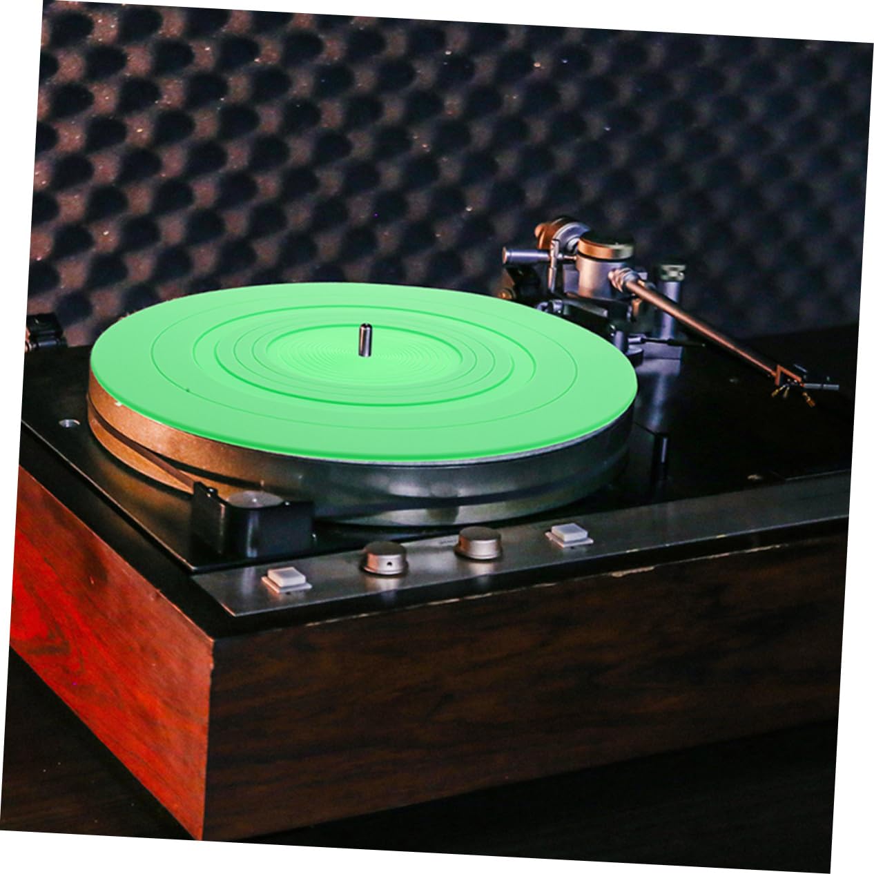 Alfombrilla Piezas Silicona para Verde 2 de Tocadiscos de Vinilo