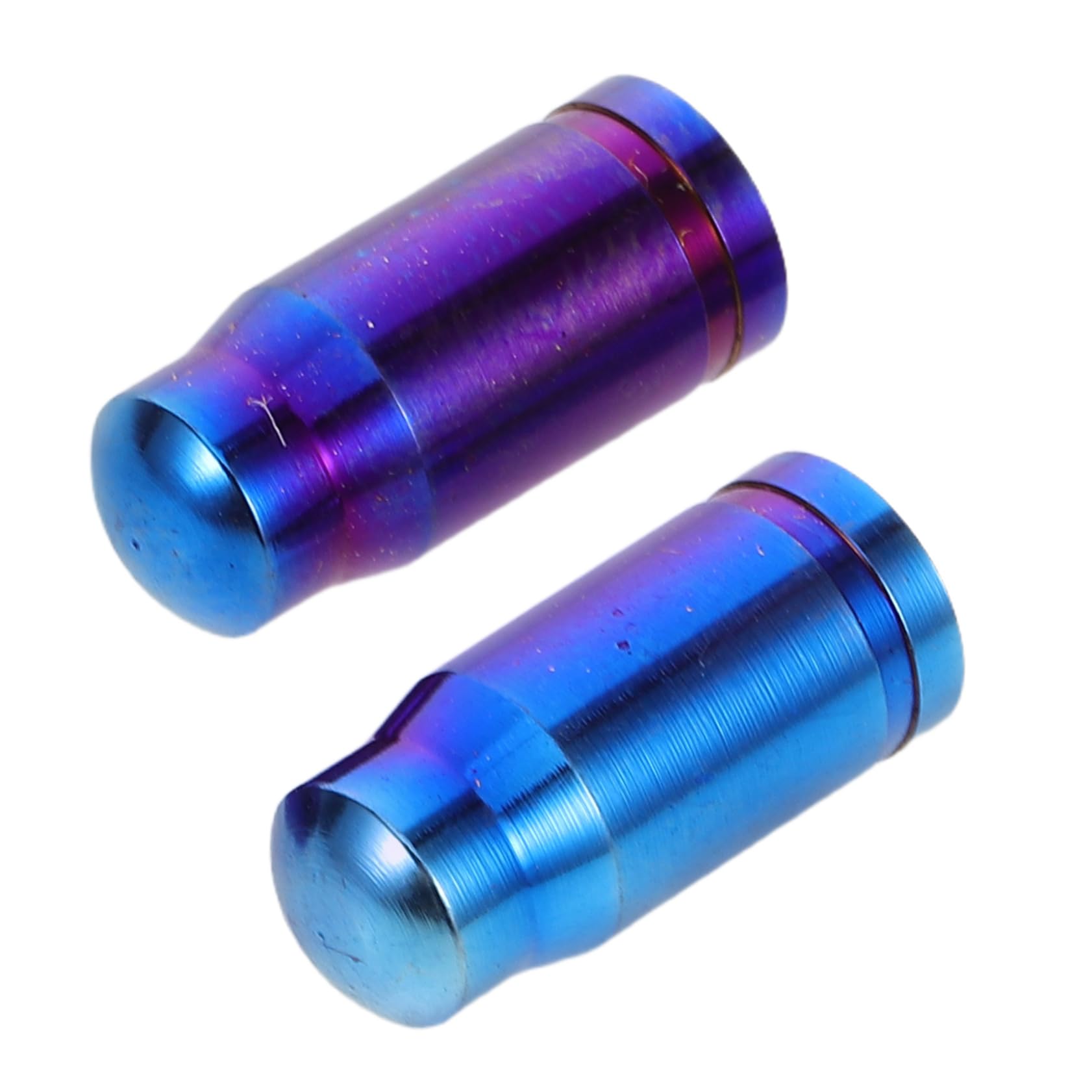 Gogogmee 2Pcs Titanium Alloy Bike Valve Caps for Mountain Road Bikes Leakproof Replacement Caps Tool Installation Stylish Lightweight Cycling Accessories