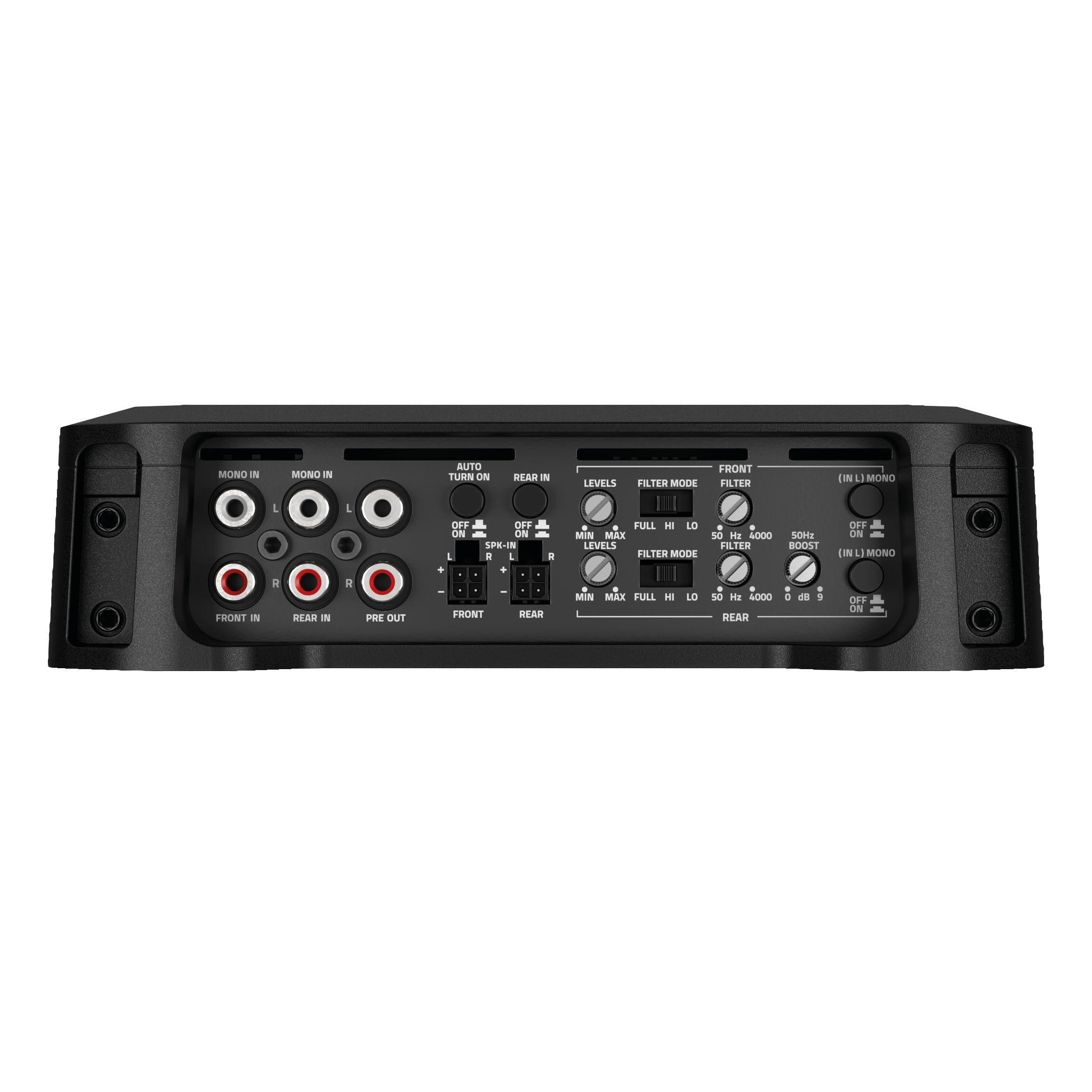 Hertz Dieci Power DP 4.300 – 4-Kanal Auto-Verstärker in Class AB, 4x105W an 2 Ohm, entwickelt für Audiosysteme mit hoher Dynamik – HI-Res Audio