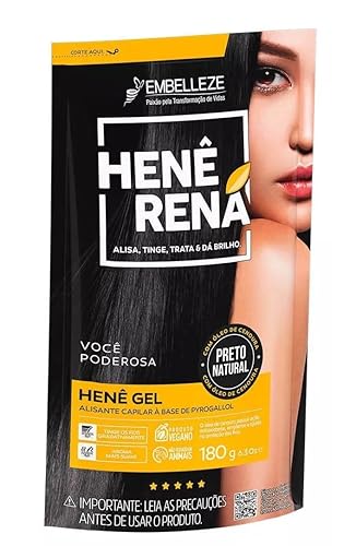 Rená Henê Negro Natural EMBELLEZE 6.35 oz (12 unidades)