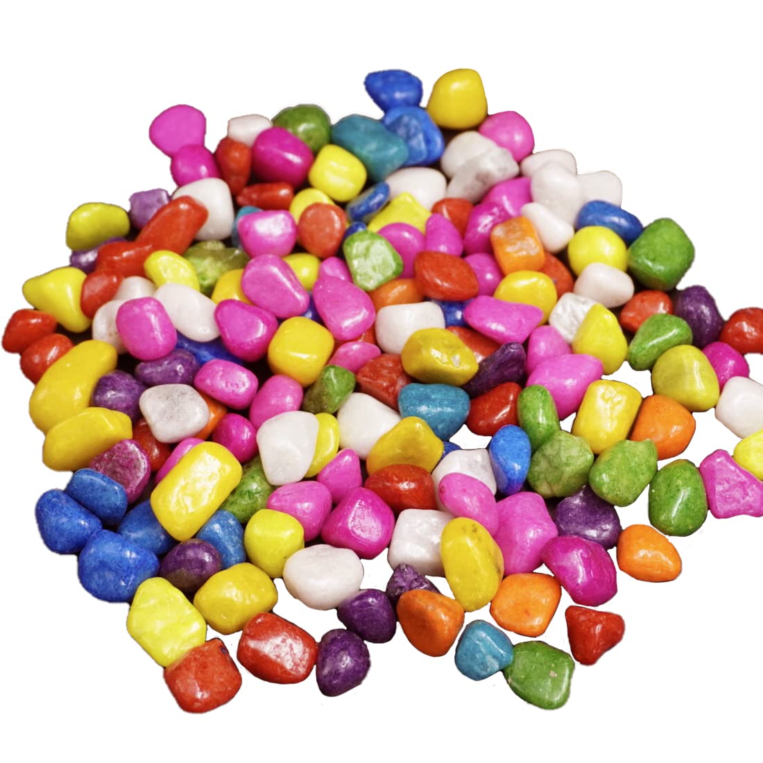 Visual Arrest Multicolor Decorative Aquarium Fish Tank Pebbles Gravel Stones Vase Garden Rocks - 6 to 9mm - 500g (B09K43R9MG) Amazon Price History, Amazon Price Tracker