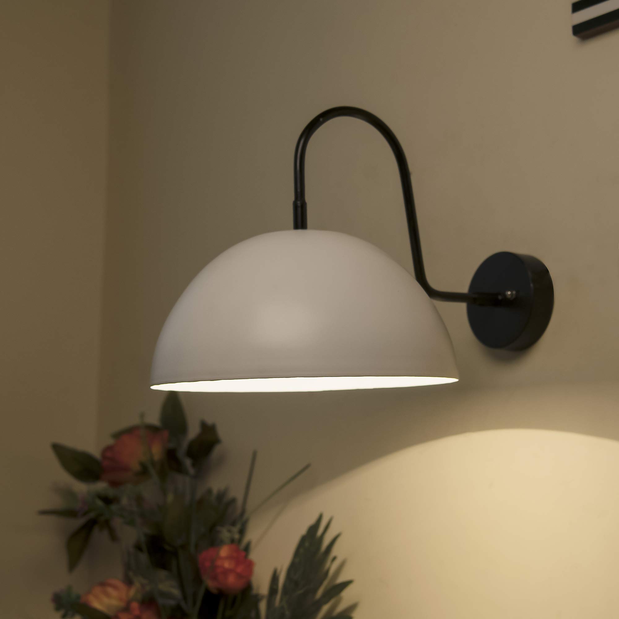 See full amazon price history chart for Homesake®Metallic White Pendant 10" Wall Sconce Gooseneck Retro Wall Light Fixtures for Bedroom Nightstand, Barn Warehouse Homesake®Metallic White Pendant 10" Wall Sconce Gooseneck Retro Wall Light Fixtures for Bedroom Nightstand, Barn Warehouse (B07QHXH3K2) Amazon Price History, Amazon Price Tracker