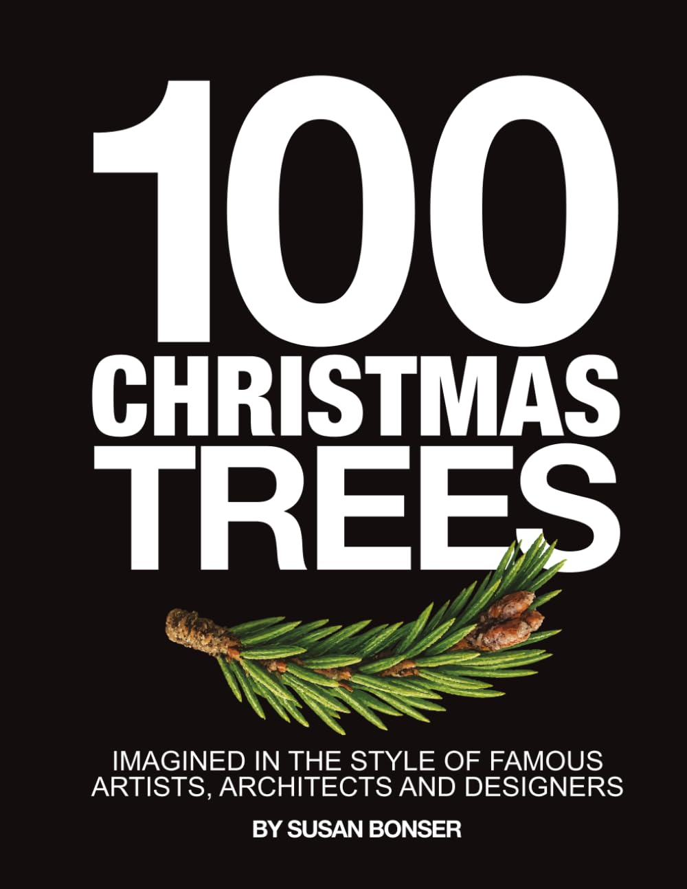 100 Christmas Trees livre art architecture design sapin de Noël