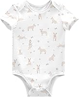 Vista 6 de vvfelixl Trajes de bebé lindos conjuntos de cachorros de manga corta de algodón ropa de bebé para niños niñas 0-24 meses