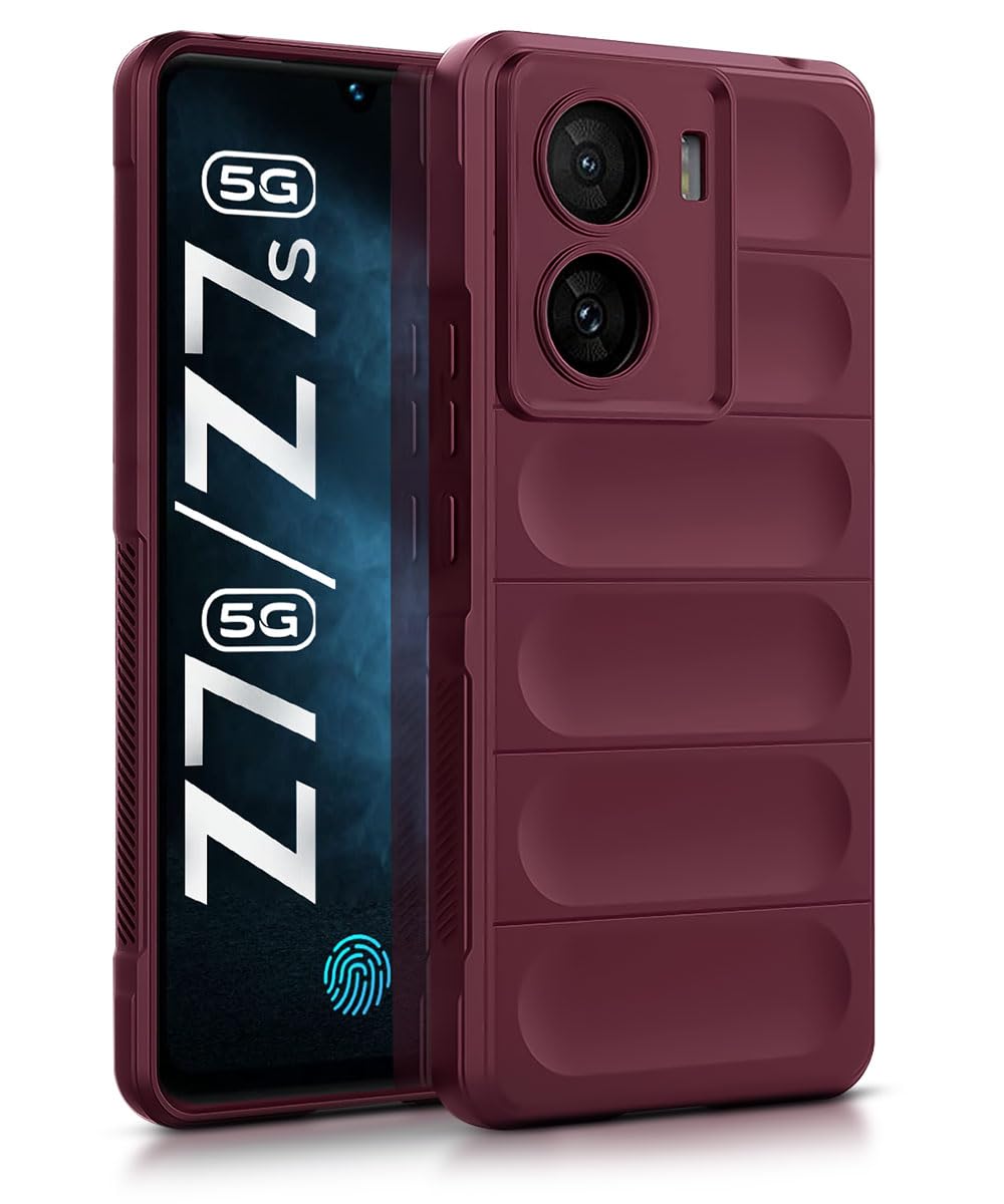 WOW IMAGINE Ultimate Silicon Back Cover Case for iQOO Z7s 5G | iQOO Z7 5G | Military Grade Drop Protection Shockproof Bumper | Anti-Slip Grip | Scratch Proof Micro-Fibre Cloth Inside (Crimson Red) (B0C8ZLY7Q7) Amazon Price History, Amazon Price Tracker