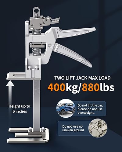 Miniatura 4 de DAYDOOR - Gato de brazo de ahorro de mano de obra 2 piezas de elevación para muebles con dos modos de caída elevación de paneles de yeso carga de