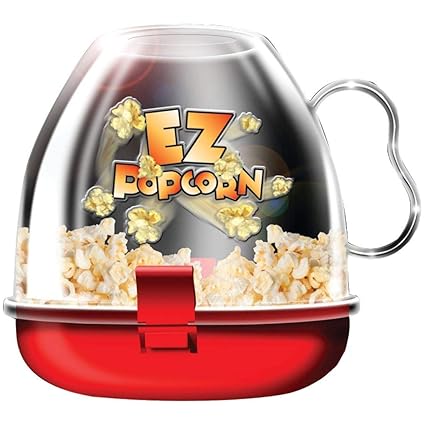 Bhadani Sales Popcorn Popping and Snack Maker | 6 X 6 X 6 Inch | Red