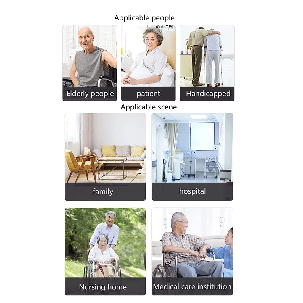 Muletas Altura Ajustable Bastones De Aluminio Confort Diseño Ergonómico Bastones para Adultos Mujeres Hombres/Negro