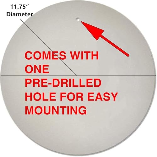 Miniatura 3 de Brotherhood Esso Happy Motoring - Letrero redondo de aluminio con 2 calcomanías de vinilo con bandera estadounidense