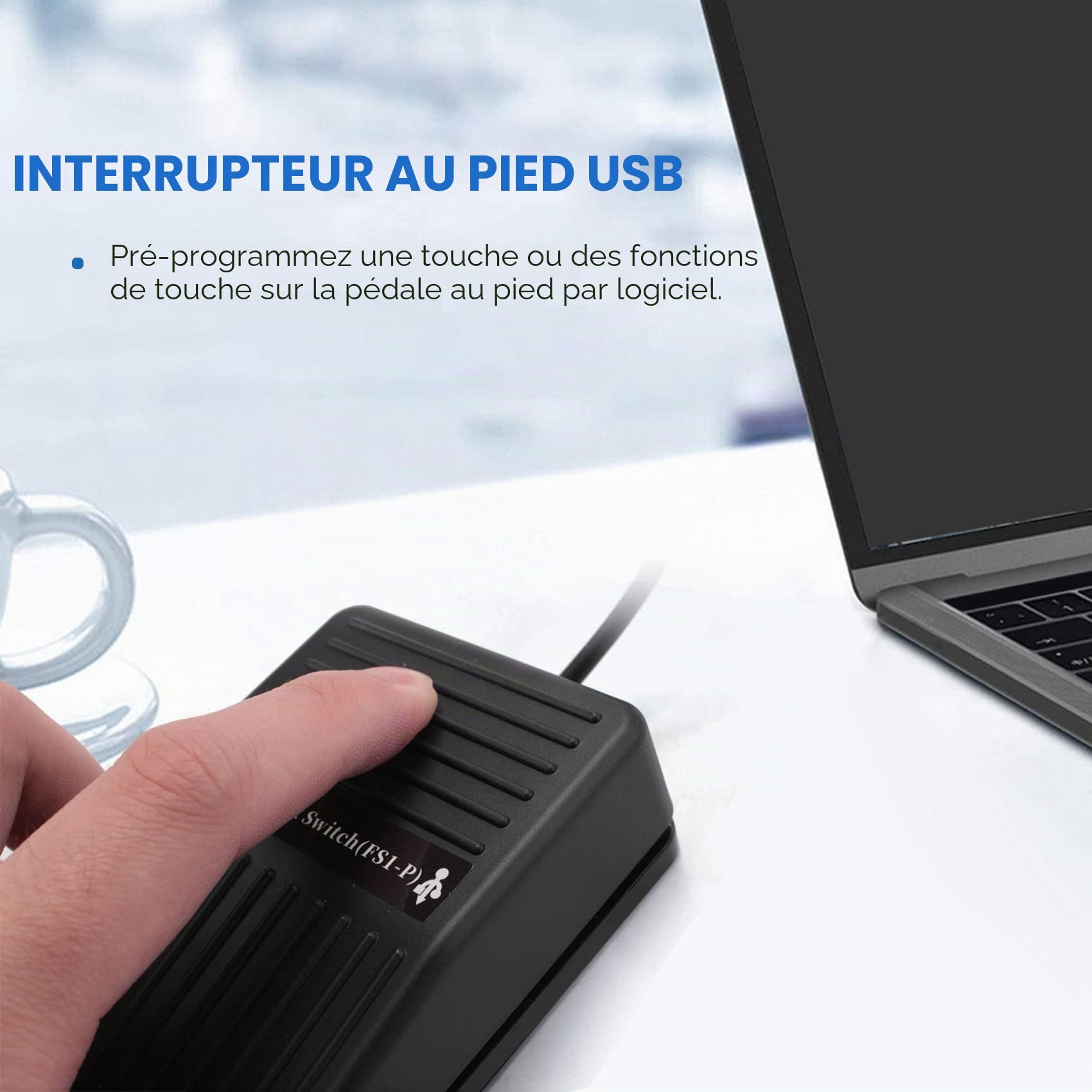 PC USB Pédale Foot Switch Clavier