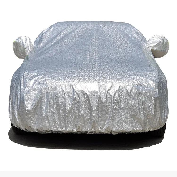 Image of PROTEGO All Weather Protection Car Cover for Maruti Kizashi | Anti Dust, 100% Waterproof, Durable Cover - Triple Stitched Elastic Grip with Mirror Pocket |(Metallic Silver with Red Piping)