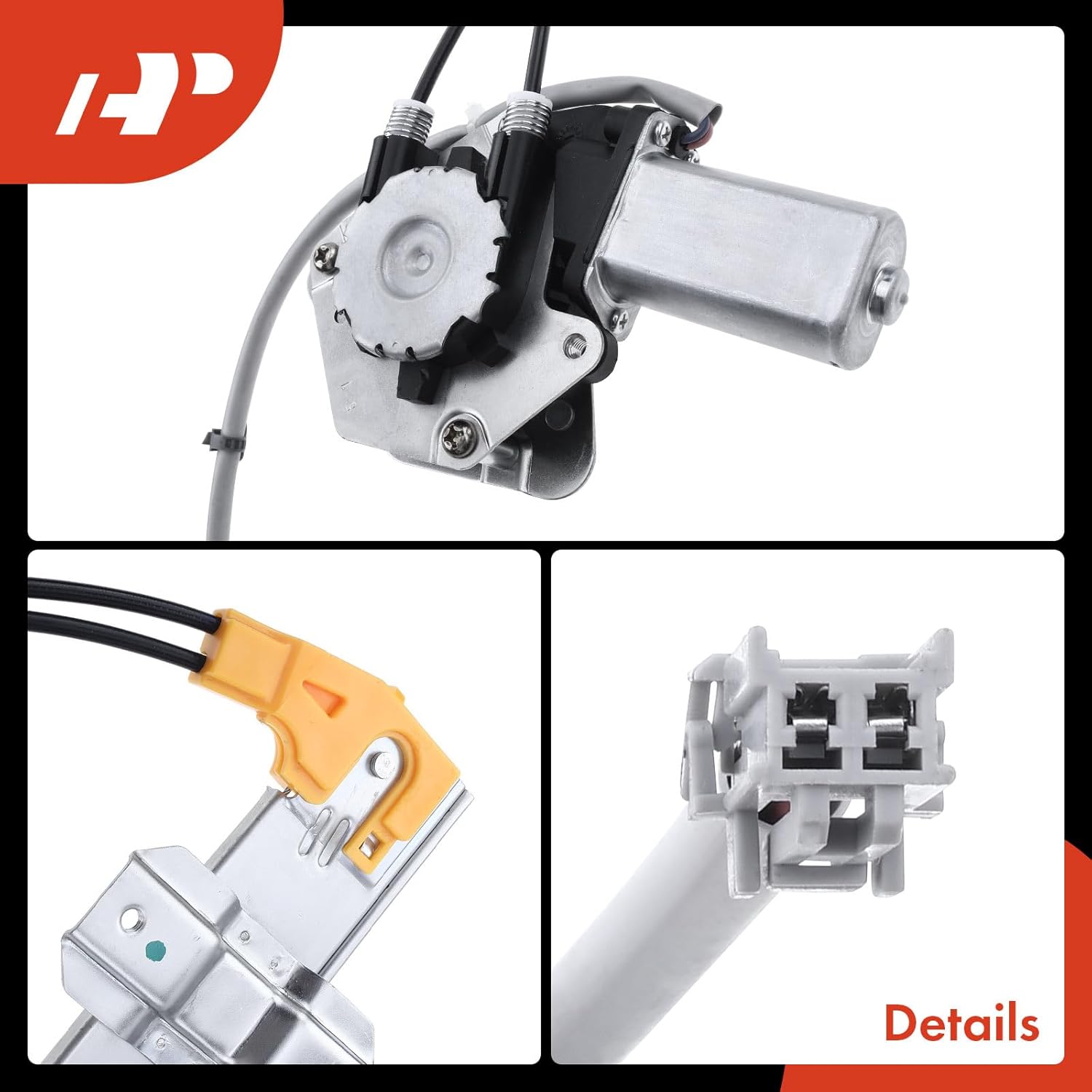 A-Premium Electric Power Window Regulator with Motor Compatible with Acura CL 1997-1999 Coupe Front Passenger Side Front Passenger (RH)