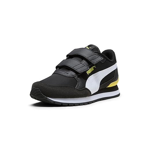 PUMA Kids' St Runner Hook and Loop Sneakers