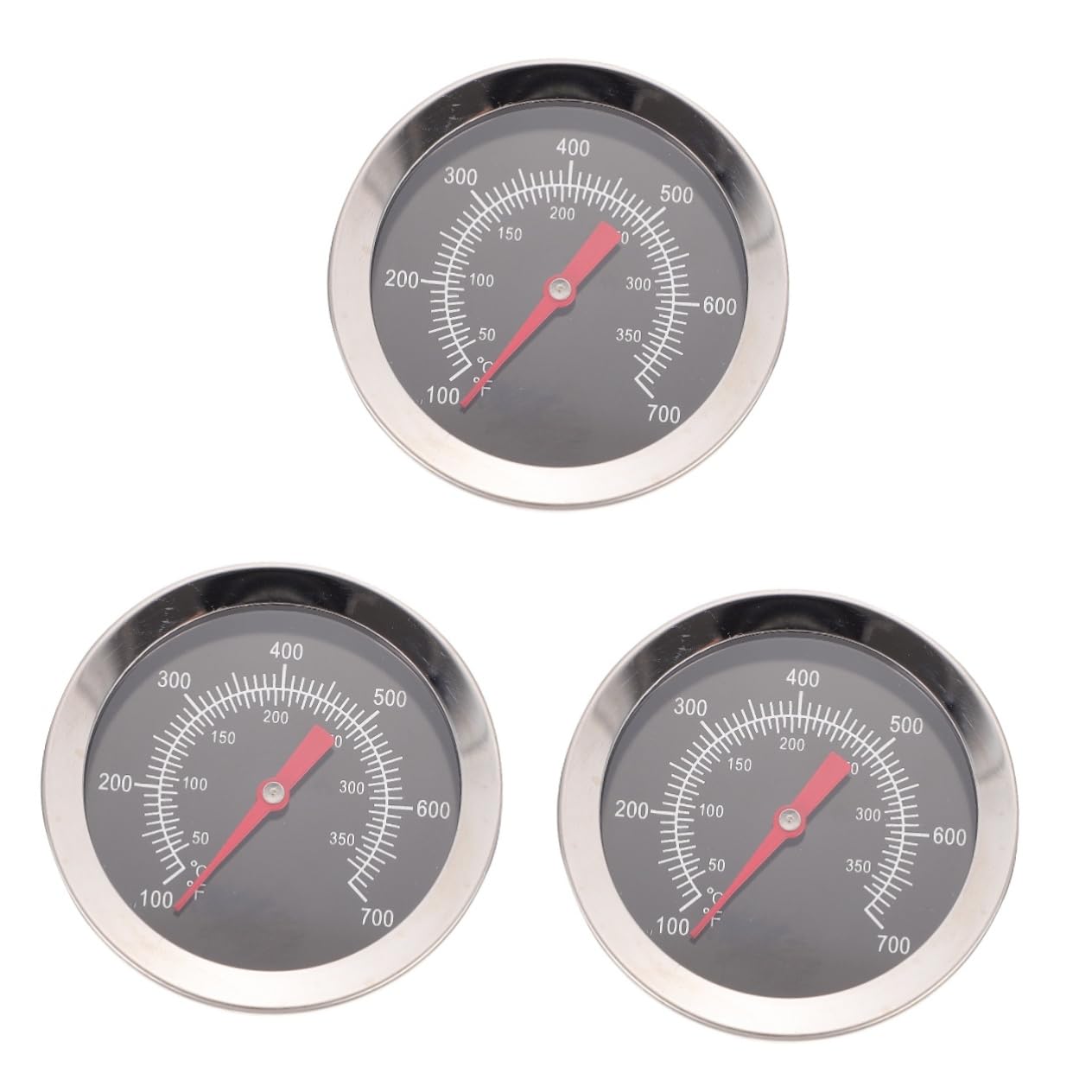 MAGICLULU 3 Piezas Termómetro De Parrilla Monitor De Temperatura Del Horno Termómetro Bimetálico Termómetro De Cocina Termómetro Para Hornear En El Hogar Barbacoa Termómetro De Barbacoa