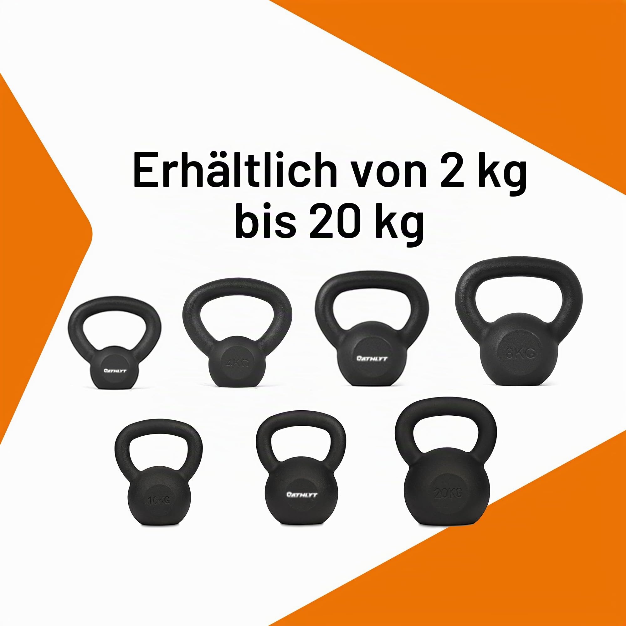 Athlyt Kettlebells aus Gusseisen