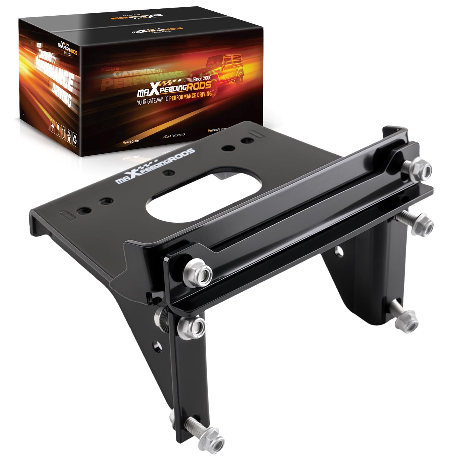 Amazon.com: maXpeedingrods Winch Mount Bracket Plate for Kawasaki