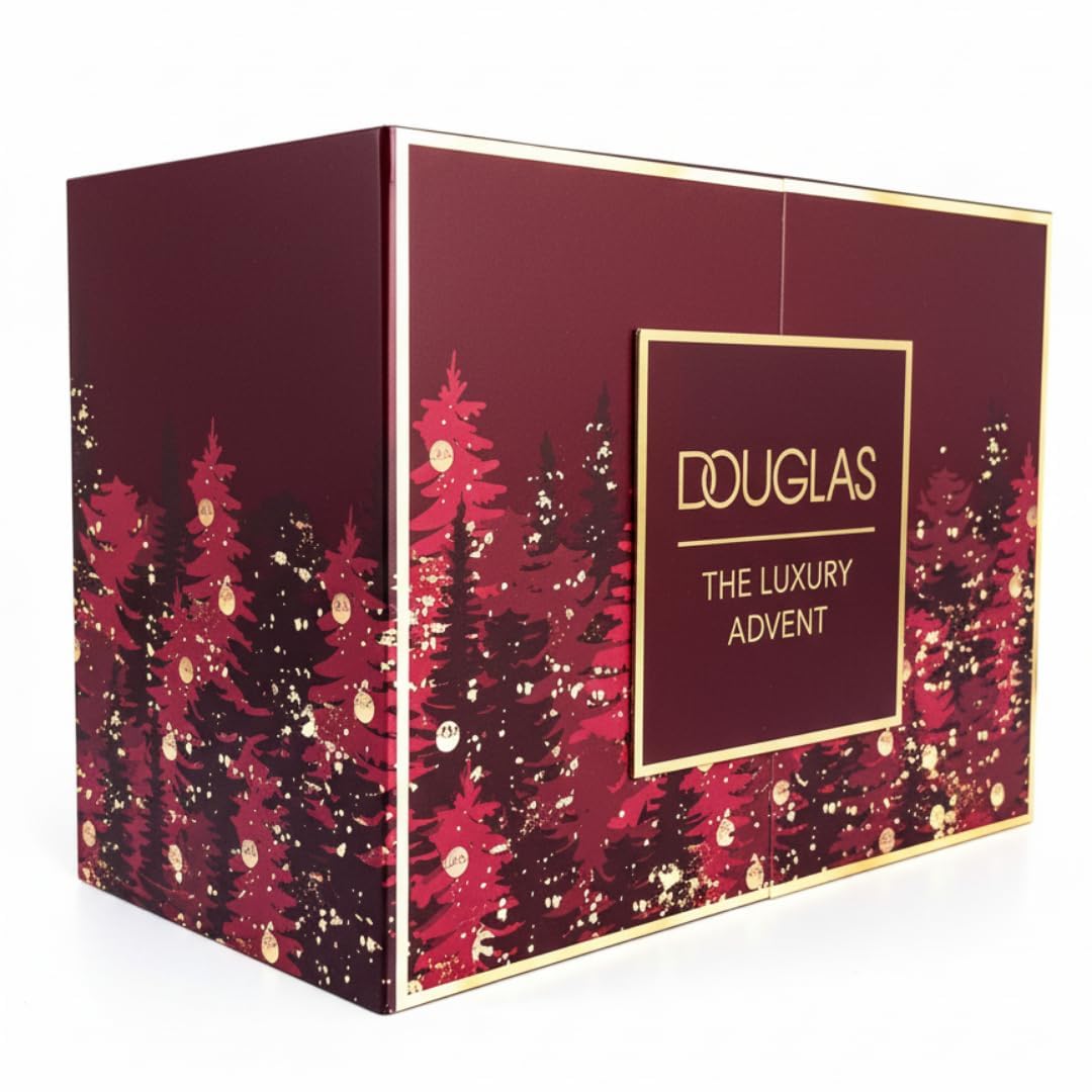 OUGLAS Adventskalender 2025 Beauty LUXURY, Frauen + Mädchen Kosmetik & Pflege Advent Kalender, 24 Geschenke Wert 350 €, Skincare Frau, Adventkalender Damen